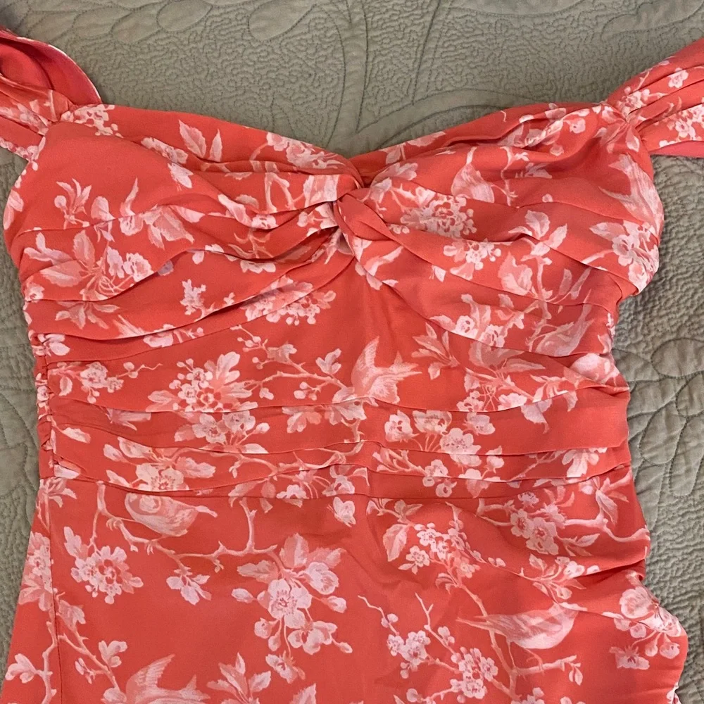Abercrombie & Fitch Floral off the Shoulder Dress